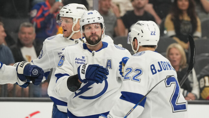 Кучеров вышел на четвертое место среди российских бомбардиров НХЛ