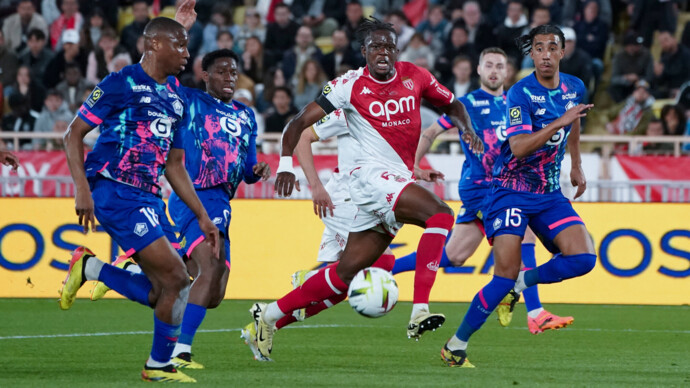 «Монако» без Головина обыграл «Лилль» в матче чемпионата Франции