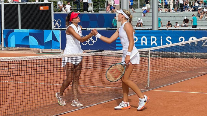 Российская теннисистка Мирра Андреева выбыла с турнира Олимпиады в одиночном разряде
