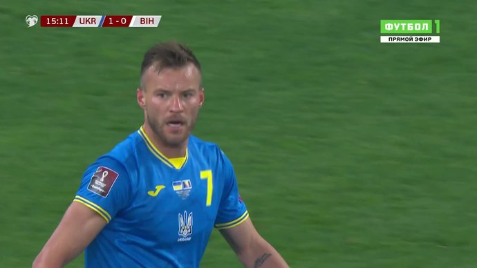 Украина - Босния и Герцеговина. 1:0. Андрей Ярмоленко (видео)
