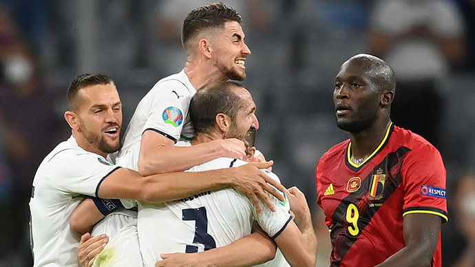 Италия победила Бельгию и сыграет с Испанией в полуфинале чемпионата Европы