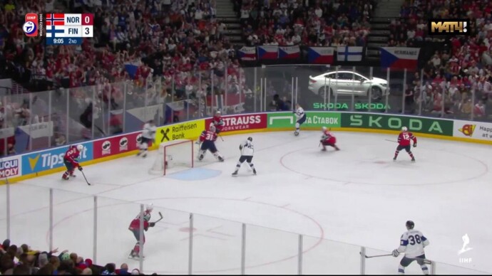 Норвегия - Финляндия. 0:4. Оливера Капанена (видео). Чемпионат мира. Хоккей (видео)