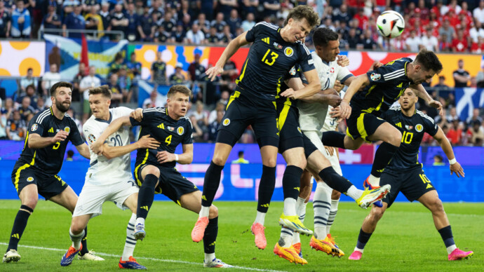 Сборная Швейцарии сыграла вничью с командой Шотландии в матче ЕВРО‑2024