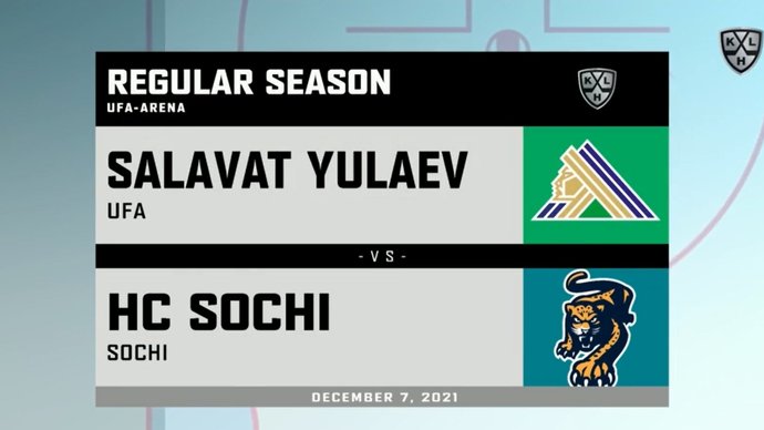 Салават Юлаев - Сочи - 5:0. Голы и лучшие моменты (видео)