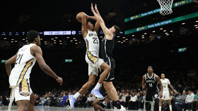 Бруклин обыграл НьюОрлеан в матче НБА, Демин набрал восемь очков