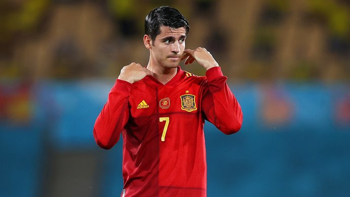 Мората повторил рекорд Торреса по голам за сборную Испании на Евро