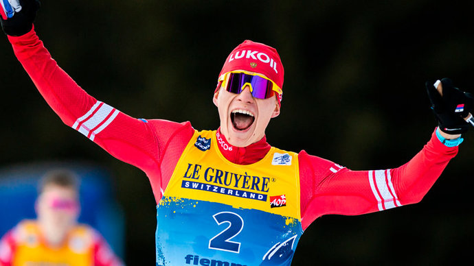 Большунов выиграл скиатлон на этапе Кубка мира в Германии, Клебо сошел