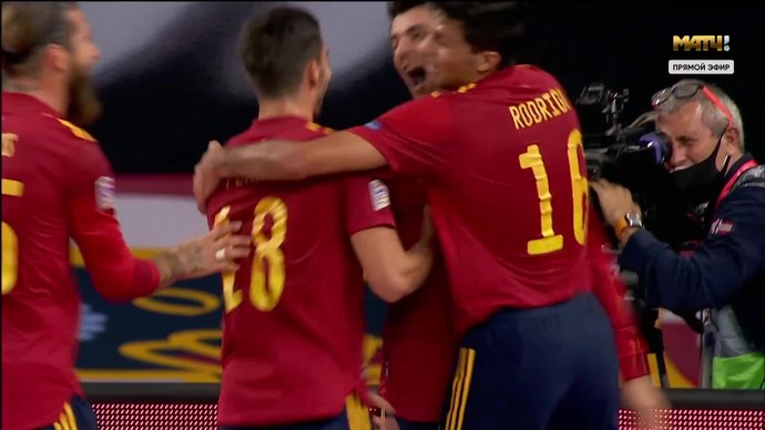 Испания - Германия. 1:0. Альваро Мората (видео)