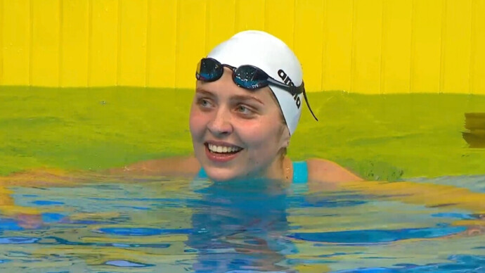 Клепикова с рекордом страны выиграла заплыв на 100 метров вольным стилем в финале Кубка России