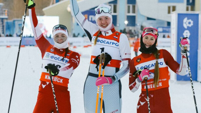 Крамаренко выиграла спринт на этапе Кубка России по лыжным гонкам в Ижевске