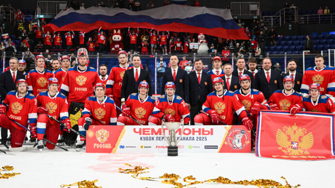 Россия 25 разгромила сборную Казахстана со счетом 9:0 и стала победителем международного турнира в Новосибирске