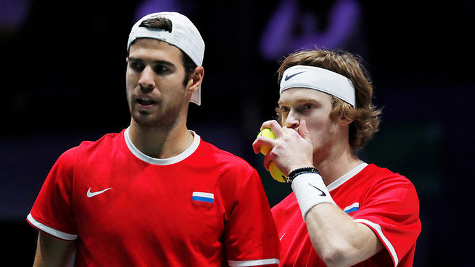 Рублев и Хачанов вышли в 1/8 финала парного разряда турнира в Торонто