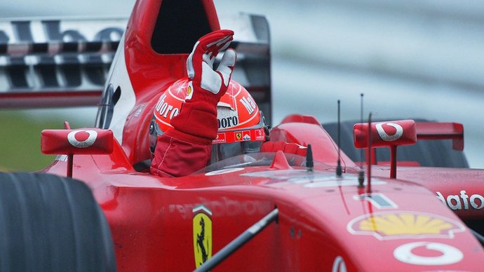 «Феррари» Михаэля Шумахера стал самым дорогим болидом «Формулы-1», проданным с молотка