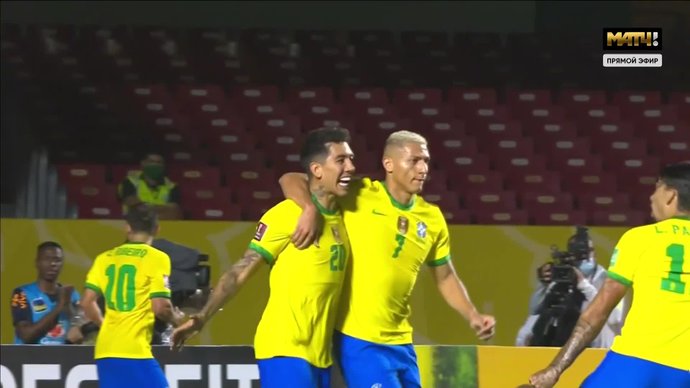 Бразилия - Венесуэла. 1:0. Роберто Фирмино (видео)
