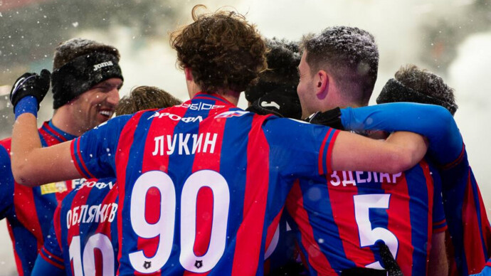 ЦСКА всухую обыграл «Ростов» в матче 17‑го тура РПЛ, который прошел в снегопад