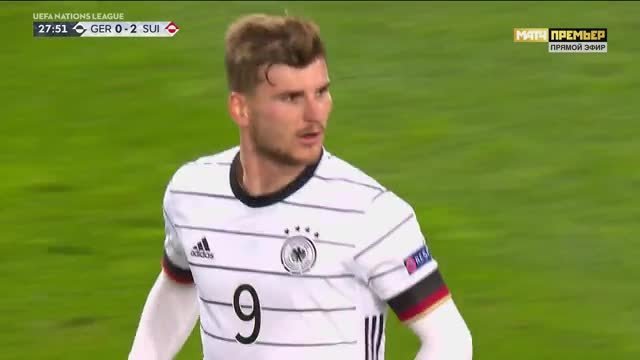Германия - Швейцария. 1:2. Тимо Вернер (видео)