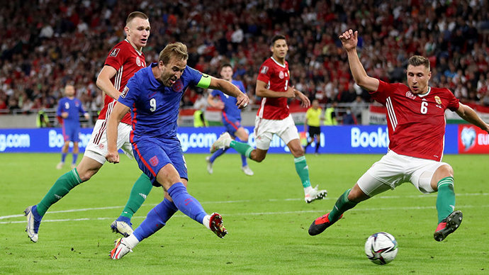 Сборная Англии победила Венгрию в матче отбора к ЧМ-2022