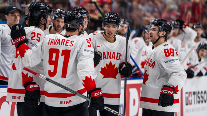 Сборная Канады победила команду Швейцарии и возглавила группу на ЧМ‑2024