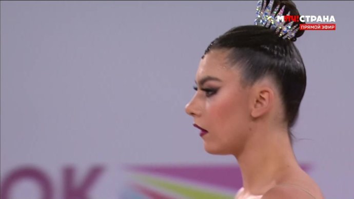 Лала Крамаренко победила в многоборье (видео). Гран-при. Художественная гимнастика (видео)
