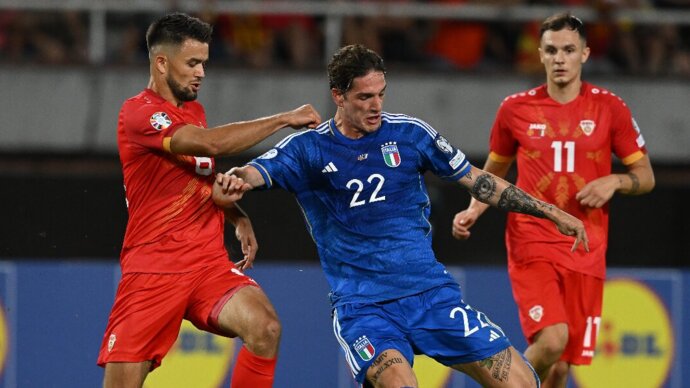 Итальянцы в дебютном матче Спаллетти не смогли обыграть Северную Македонию в отборе на Евро‑2024