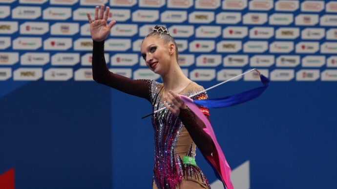Российская гимнастка Чугунихина выиграла золото на Играх БРИКС в Казани