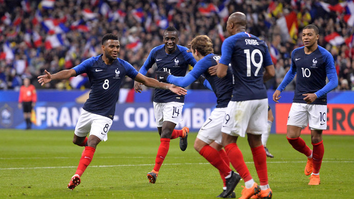 Футболисты сборной Франции в случае победы на ЧМ-2018 получат по 400 тысяч евро