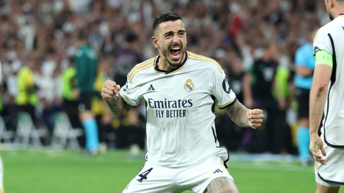 Футболист «Реала» Хоселу сравнял счет в ответном матче ½ финала Лиги чемпионов с «Баварией»
