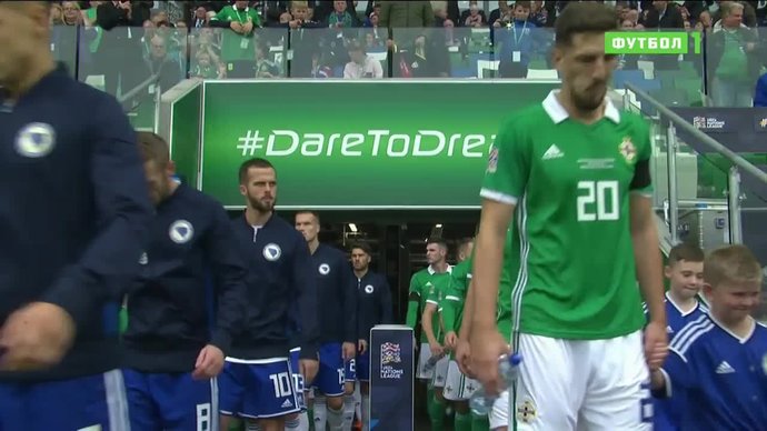 Северная Ирландия - Босния и Герцеговина - 1:2. Голы и лучшие моменты (видео)