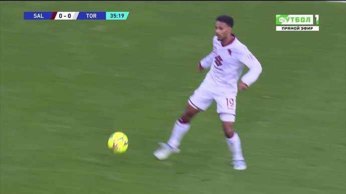 Салернитана - Торино. 0:1. Гол Тони Санабрии (видео). Чемпионат Италии. Футбол (видео)