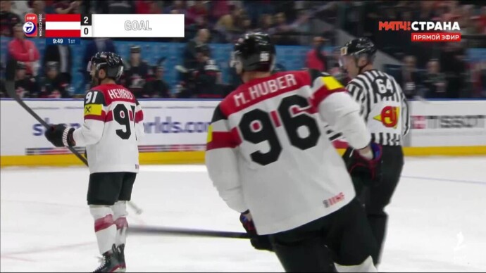 Канада - Австрия. 2:1. Гол Беньямина Ниснера (видео). Чемпионат мира. Хоккей (видео)