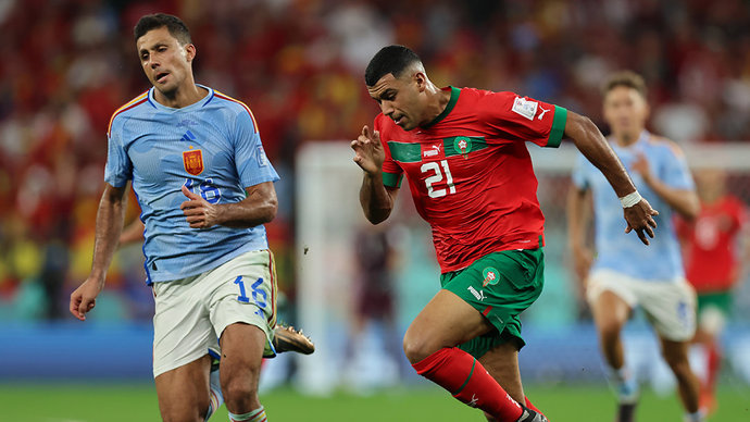 Сборные Марокко и Испании проведут серию послематчевых пенальти в игре 1/8 финала ЧМ-2022