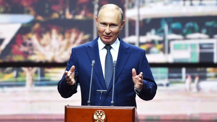Путин обратился с приветственным словом в адрес номинантов Национальной спортивной премии