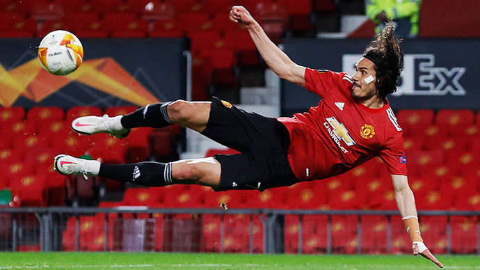 «Манчестер Юнайтед» разгромил «Рому» в первой игре полуфинала Лиги Европы