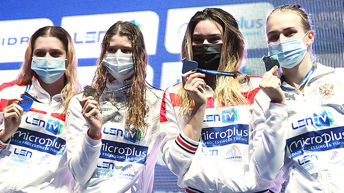 Женская сборная России завоевала первое золото чемпионата Европы в Казани