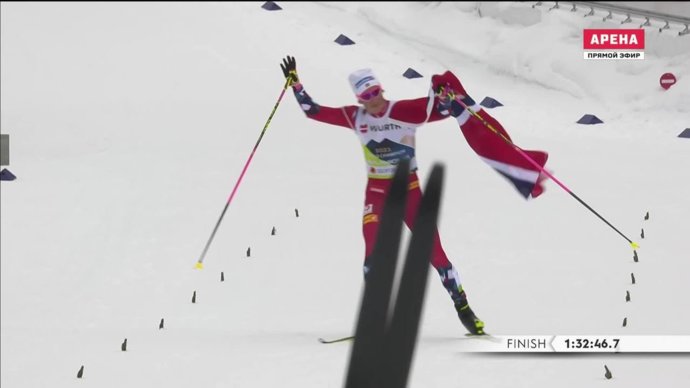 Норвежские лыжники взяли золото (видео). Чемпионат мира. Мужчины. Эстафета (видео)
