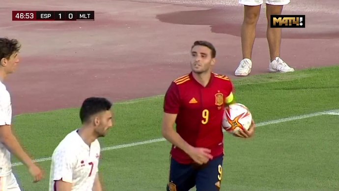 Испания - Мальта. 2:0. Гол Абеля Руиса (видео). Чемпионат Европы 2023 (U-21). Отборочный турнир. Футбол (видео)