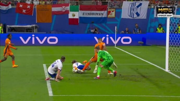 Нидерланды - Франция. Голевой момент французов (видео). Чемпионат Европы-2024. Футбол (видео)