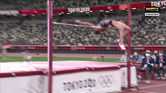 Ласицкене со второй попытки взяла 1.98 м в прыжках в высоту. ХХXII Летние Олимпийские игры (видео)