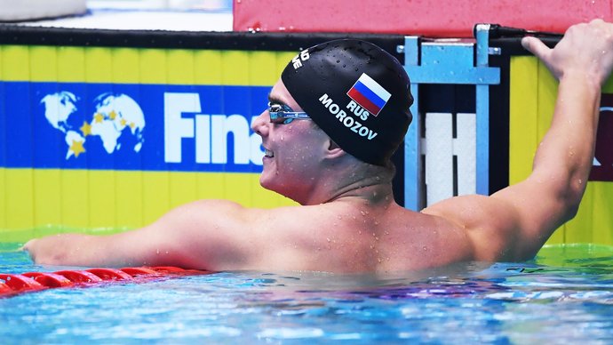 Российские пловцы показали лучшее время в квалификации эстафеты 4 по 100 м кролем на ЧМ в ОАЭ