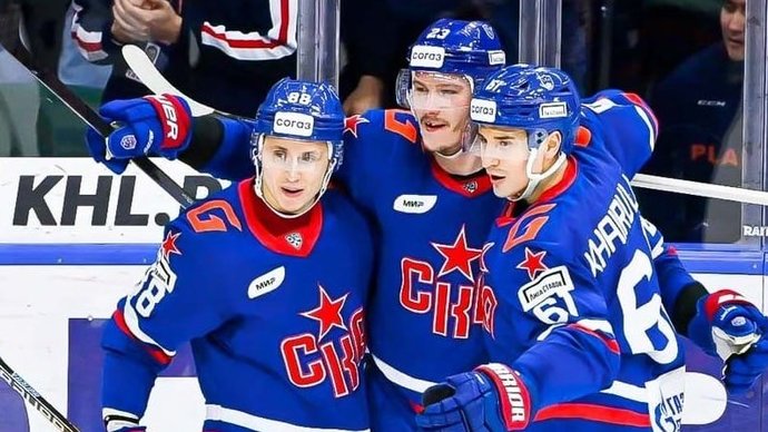 СКА добился волевой победы над «Спартаком» в мачте КХЛ