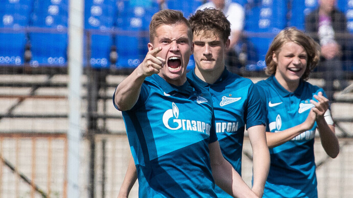 «Зенит» в меньшинстве обыграл «Оренбург» в Молодежной лиге