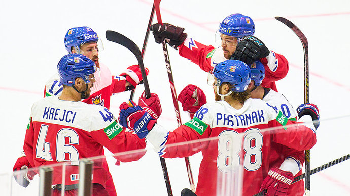 Сборная Чехии победила команду Германии и стала первым полуфиналистом ЧМ-2022 по хоккею