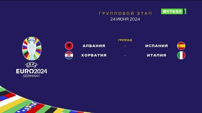 Чемпионат Европы-2024. Обзор матчей 24.06.2024 (видео)
