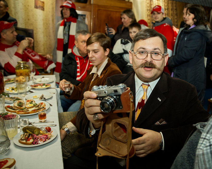 Ретро матч хк Спартак