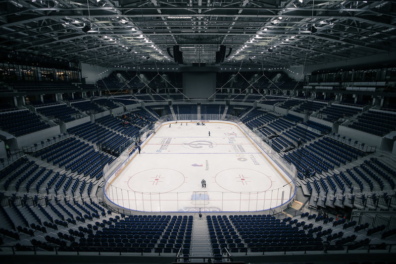 Новая ледовая арена «Динамо» готова. Смотрите сами
