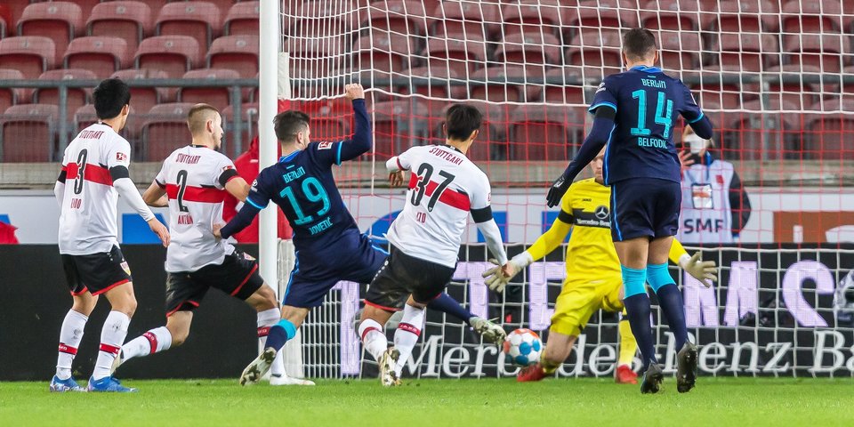 «Штутгарт» сыграл вничью с «Гертой» в домашнем матче Бундеслиги