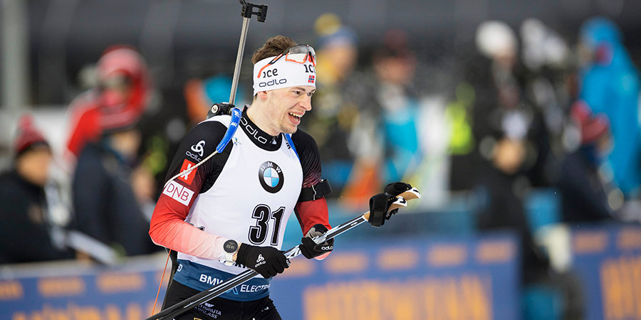 Норвежец Легрейд выиграл индивидуальную гонку в Контиолахти, Логинов замкнул десятку лучших