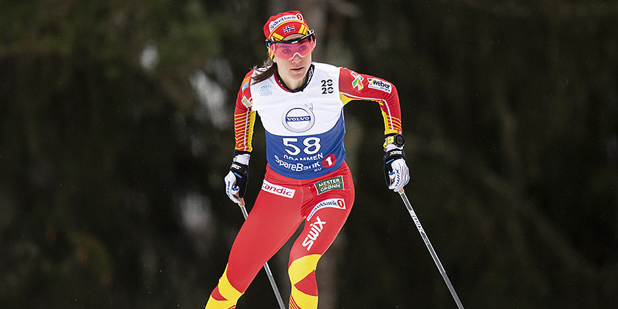 Лыжница Венг заявила, что Непряева наехала на ее лыжи в масс-старте
