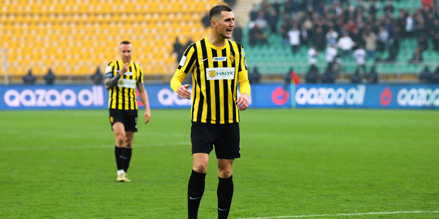 Виктор Васин забил первый мяч за «Кайрат»