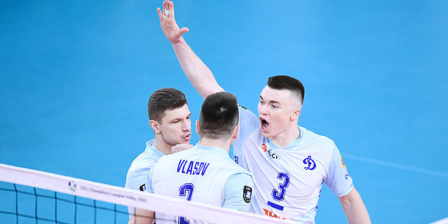 Московское «Динамо» стало вторым финалистом Кубка России по волейболу
